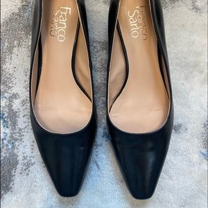 Franco Sarto black leather pumps “Jesslyn” 6.5